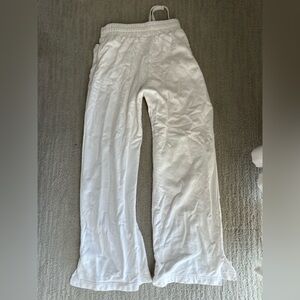 White Daily Drills Lounge Pants